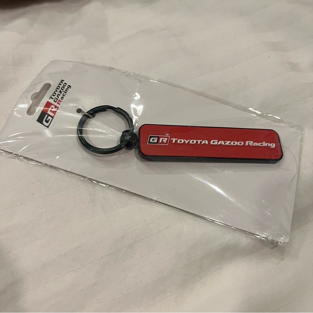 Toyota Gazoo Racing Red Keychain - Picture 2 of 3